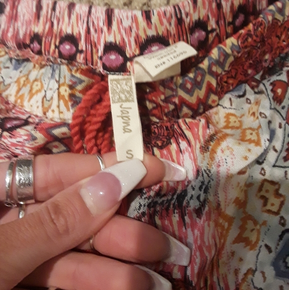 TALL Patterned Palazzo Pants - Picture 3 of 5